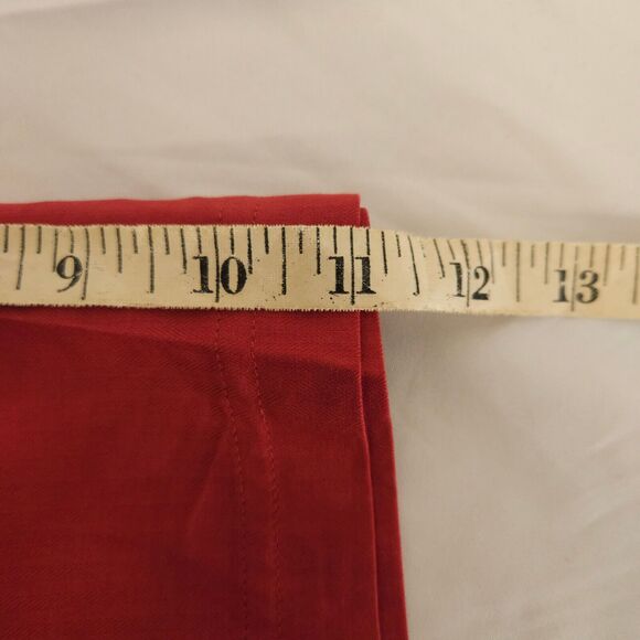 NWT Croft & Borrow Mens XL Red Easy Care Cotton Polyester Button Down Shirt - Picture 7 of 8